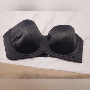Black Strapless Bra Size 42C